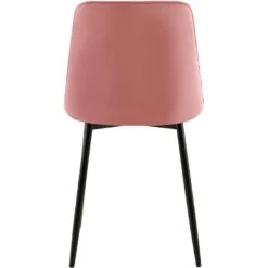 CLP Eetkamerstoel Gifford Mat Zwart Frame - Fluweel - Roze -Leen Bakker Winkel 1364ee7c953c469b9946e4ad51b861b2