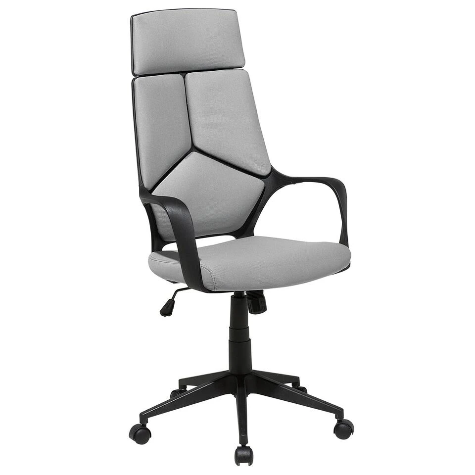 Beliani Bureaustoel DELIGHT - Zwart Polyester 3 Beliani Bureaustoel DELIGHT - Zwart Polyester