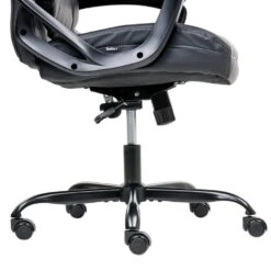 PROUD - Bureaustoel - Zwart - Kunstleer -Leen Bakker Winkel 14de8556008b4a84a39f615f4cbcfa76