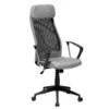 Beliani Bureaustoel PIONEER - Grijs Polyester 1 Beliani Bureaustoel PIONEER - Grijs Polyester -Leen Bakker Winkel 1522345188