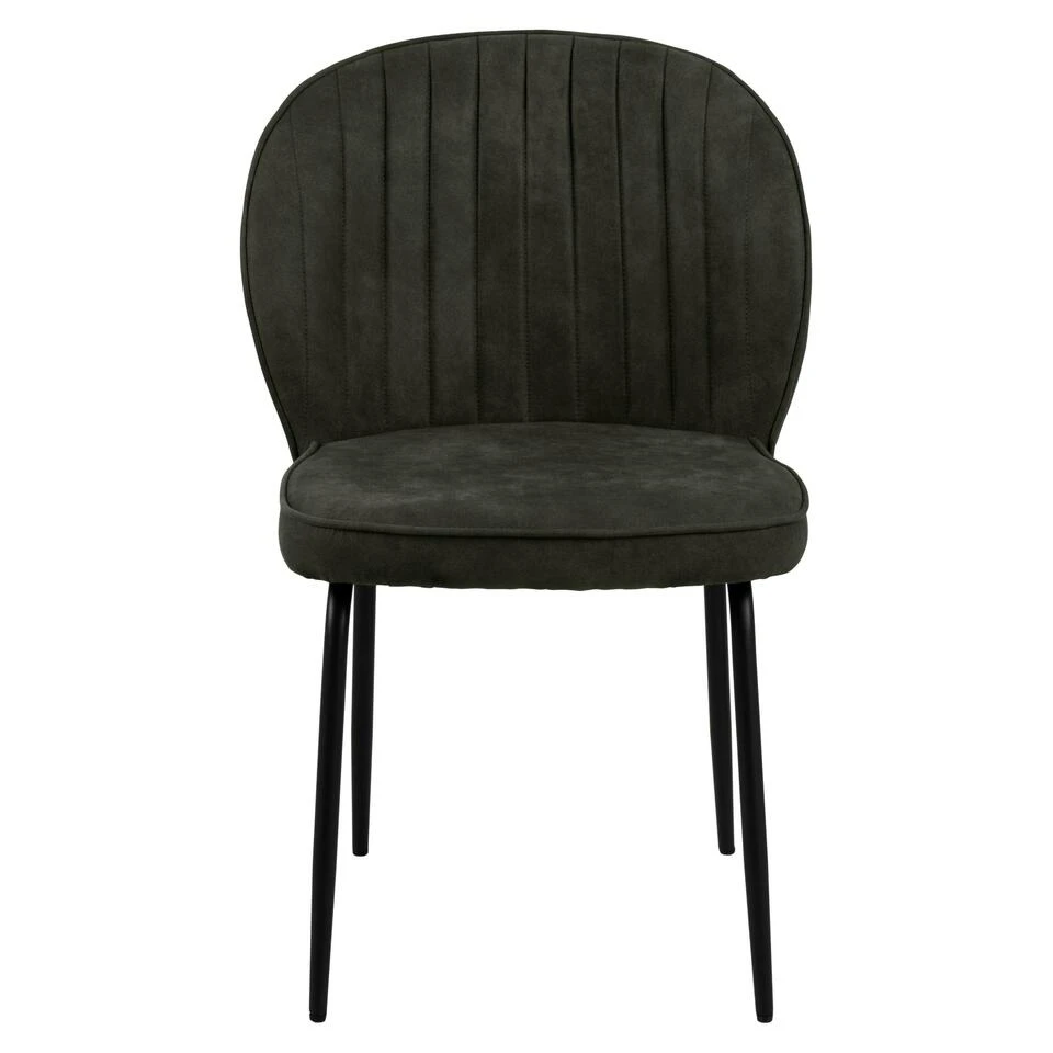 Sohome Eetkamerstoel - Set Van 2 - Knox - Antraciet 4 Sohome Eetkamerstoel - Set Van 2 - Knox - Antraciet - Afbeelding 2