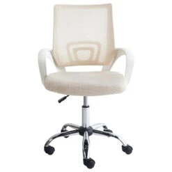 SOLID - Bureaustoel - Beige - Polyester -Leen Bakker Winkel 1595bd8c6aca471ba4598dfe10228a38