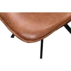 WOOOD Swen Eetkamerstoel - PU - Cognac - Set Van 2 5 WOOOD Swen Eetkamerstoel - PU - Cognac - Set Van 2 -Leen Bakker Winkel 1606271256 0107