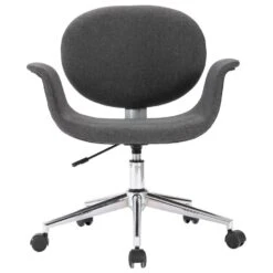 VidaXL Eetkamerstoelen Draaibaar 2 St Stof Grijs 8 VidaXL Eetkamerstoelen Draaibaar 2 St Stof Grijs -Leen Bakker Winkel 1726024943 0102
