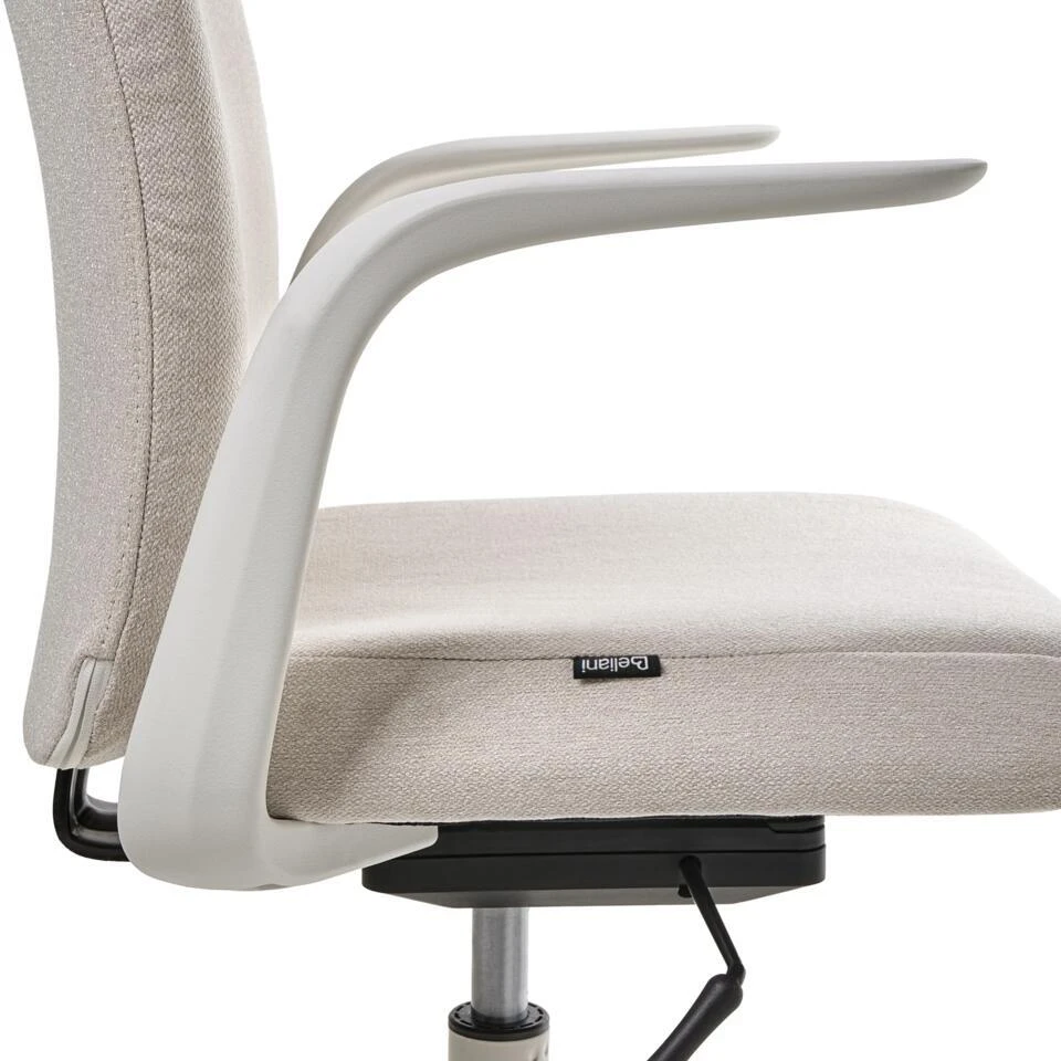 CAPTAIN - Bureaustoel - Beige - Polyester 10 CAPTAIN - Bureaustoel - Beige - Polyester - Afbeelding 8