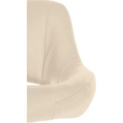 CLP Barkruk Milet Zwart Frame - Kunstleer - Creme -Leen Bakker Winkel 1940026ba4de4cda8562bcdc99cc350f