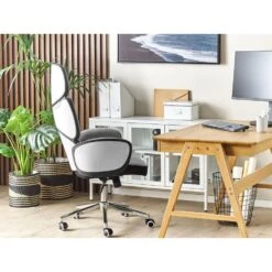 Beliani Bureaustoel SPLENDID - Grijs Polyester 9 Beliani Bureaustoel SPLENDID - Grijs Polyester -Leen Bakker Winkel 1959a9243688448392a65567d65cd40f