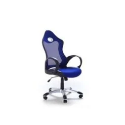 Beliani Bureaustoel ICHAIR - Blauw Polyester 9 Beliani Bureaustoel ICHAIR - Blauw Polyester -Leen Bakker Winkel 19b7a4e1661845599d56ad7a1e95e018