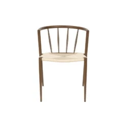 Eetkamerstoel Walnoot - Gevlochten Papier - Che - Set Van 2 -Leen Bakker Winkel 19ca38eca9b74b04b588725e26c23461