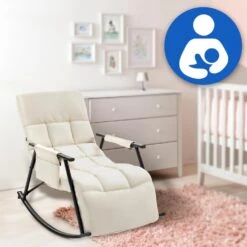 CLP Schommelstoel Cathy Stof - Creme -Leen Bakker Winkel 1c854f78a09f405a8053f649905e5f37