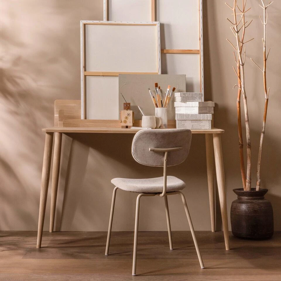 WOOOD LINK EETKAMERSTOEL ZAND - SET VAN 2 4 WOOOD LINK EETKAMERSTOEL ZAND - SET VAN 2 - Afbeelding 2