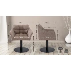 CLP Lounger Damaso Zwart Frame - Stof - Terrabruin -Leen Bakker Winkel 2047a946cc044656b56e928bfe106abc