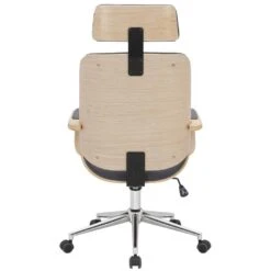 CLP Bureaustoel Dayton Chroom Frame - Kunstleer - Natura/grijs -Leen Bakker Winkel 208ead1b99e24f1e96a9f43a7c9286c6