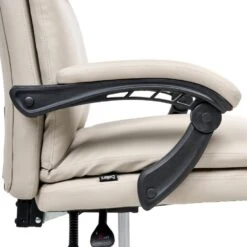 SERENE - Bureaustoel - Lichtbeige - Kunstleer -Leen Bakker Winkel 21a88c86f6ba4b8db68651b3ad16c769