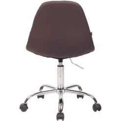 CLP Bureaustoel Reims Chroom Frame - Kunstleer - Bruin -Leen Bakker Winkel 21e4ecde00484f29bf3003ae44d4120a