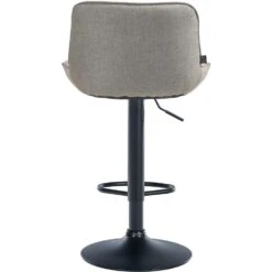 CLP Set Van 2 Barkruk Vonore Zwart Frame - Stof - Taupe -Leen Bakker Winkel 2245af0fcc784801829e9e5a4799d0c9