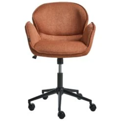 BELMAR - Bureaustoel - Oranje - Polyester -Leen Bakker Winkel 22d309211690451da99132deeab3c685