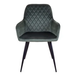 Giga Meubel Eetkamerstoel Velvet Groen - Zithoogte 47cm - Stoel Harbo -Leen Bakker Winkel 239f611b914f47e9bfb13ceb2c388077