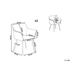 Beliani Eetkamerstoel JASMIN - Bruin Fluweel -Leen Bakker Winkel 23ead249d8204e9c9fc16647a2a49c31