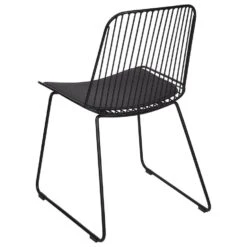 PENSACOLA - Eetkamerstoel Set Van 2 - Zwart - Metaal -Leen Bakker Winkel 24a6f49a3c31454a949edf1cf6462478