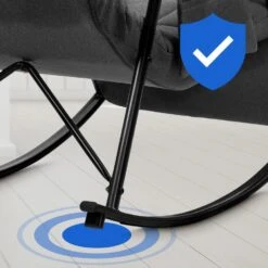 CLP Schommelstoel Cathy Stof - Donkergrijs -Leen Bakker Winkel 251201527f0d48c0a69bae76dc41a1fe