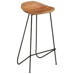 VidaXL - Barstoel - Bruin - Hout - 2 Stuks -Leen Bakker Winkel 25519bb40a4b49f4aa2d169d865482b3