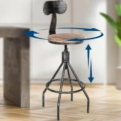 CLP Barkruk Hanam Antiek Zilver Frame - Hout - Antiek Zilver -Leen Bakker Winkel 26baa5ffa4754a5f9d0101e2661a998b