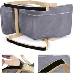 Parya Home Fauteuil Schommelstoel Grijs -Leen Bakker Winkel 27c0539409f54facbca24f80afe3691d