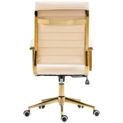 CLP Bureaustoel Havanna Goud Frame - Kunstleer - Creme 15 CLP Bureaustoel Havanna Goud Frame - Kunstleer - Creme -Leen Bakker Winkel 2960d1f2324a48e2bf0869843057164e