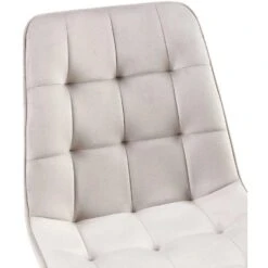 CLP Set Van 2 Eetkamerstoel Gifford Mat Zwart Frame - Fluweel - Grijs -Leen Bakker Winkel 2ac2a3ccd6ff4afca98c1a6887eba72e