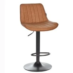 DUBROVNIK - Barkruk Set Van 2 - Bruin - Kunstleer -Leen Bakker Winkel 2cd9fea68372454994b62f3744fb84ed