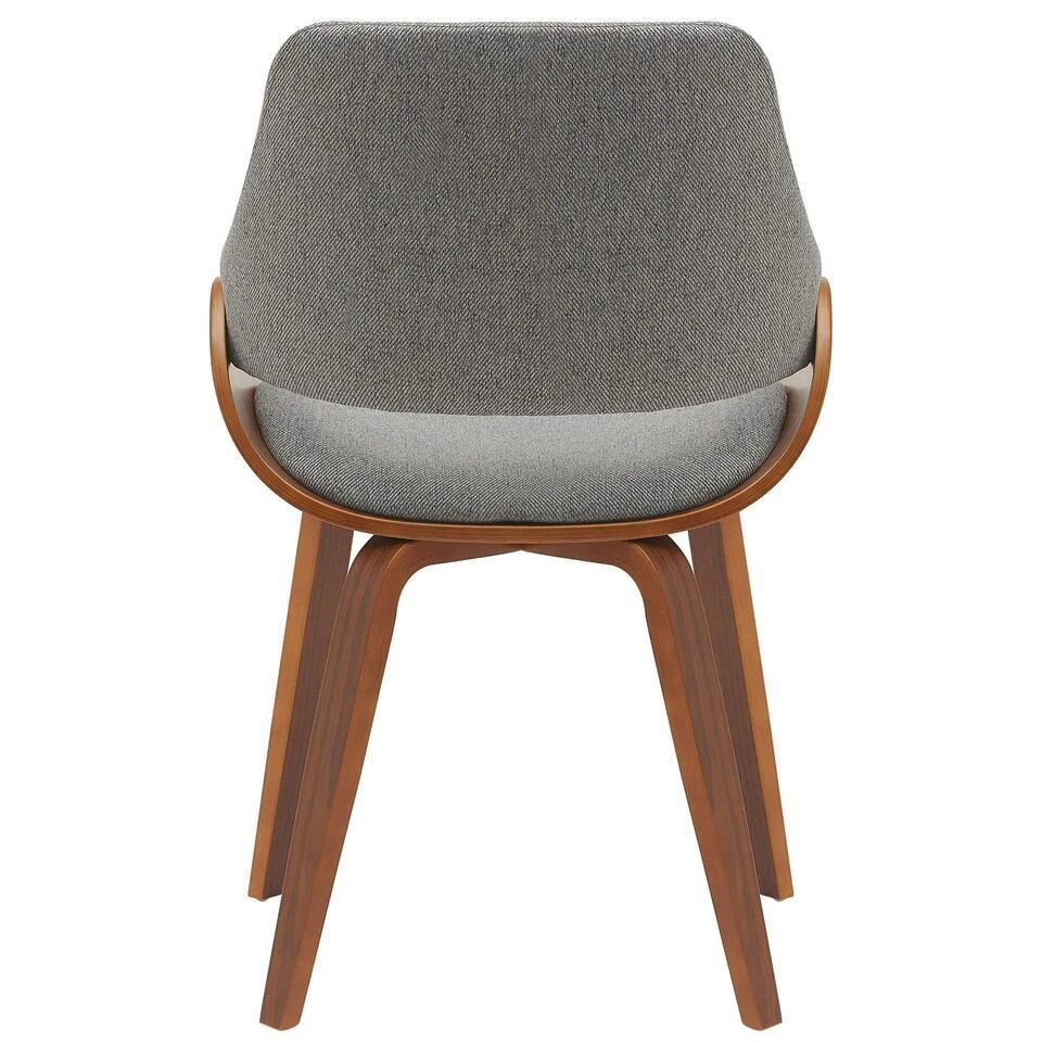 CLP Eetkamerstoel Vangale Walnoot Frame - Stof - Walnoot/donkergrijs 9 CLP Eetkamerstoel Vangale Walnoot Frame - Stof - Walnoot/donkergrijs - Afbeelding 7