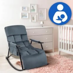 CLP Schommelstoel Cathy Fluweel - Donkergrijs -Leen Bakker Winkel 2dc9832e7ffe4ad482703f45e2b66a90