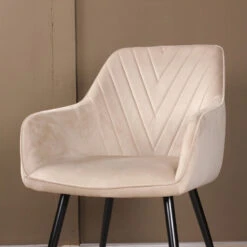 DS4U - Gaby Armstoel Velvet Champagne -Leen Bakker Winkel 2f5c0da537aa4290b19ef3c80eb97c02