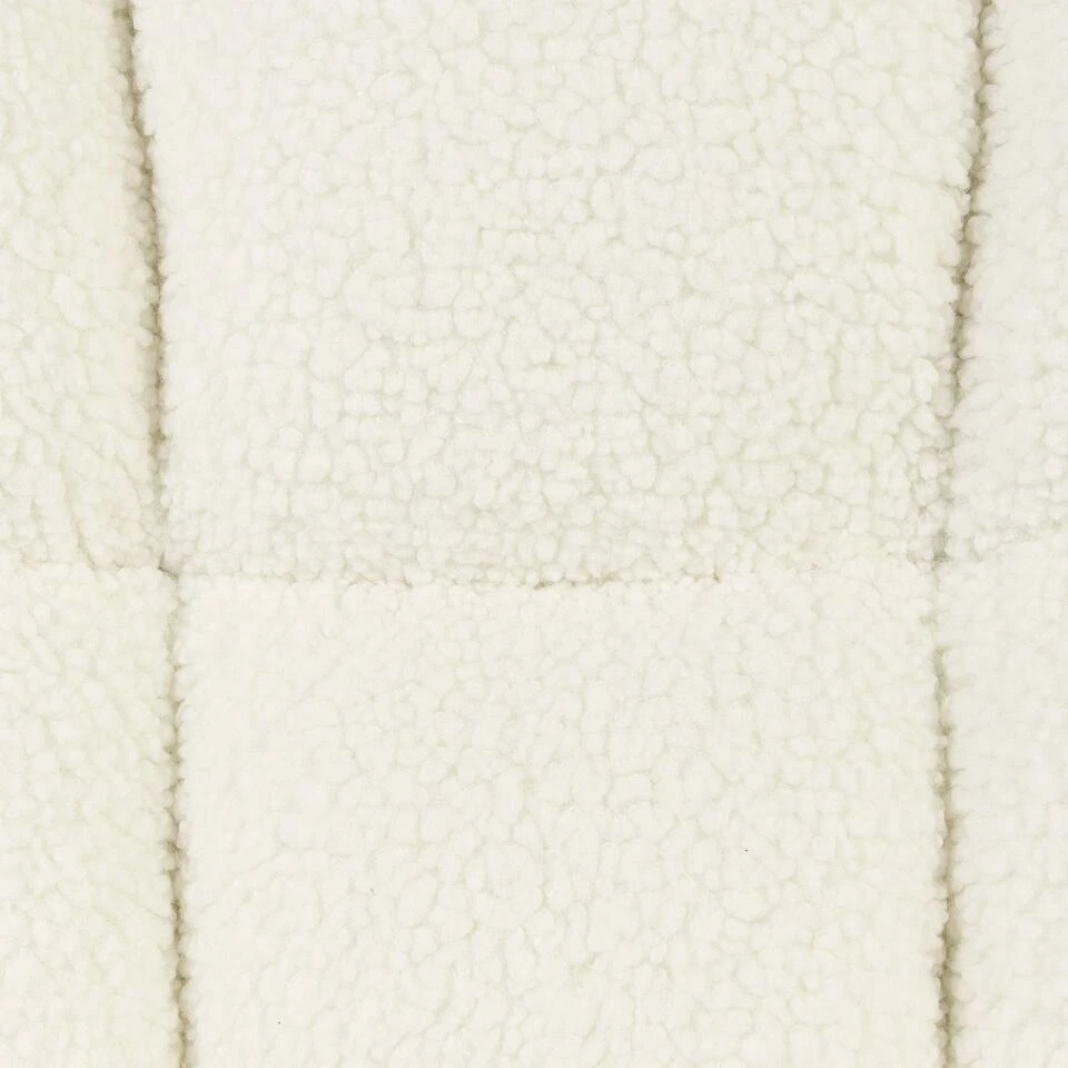 OULU - Schommelstoel - Wit - Bouclé 11 OULU - Schommelstoel - Wit - Bouclé - Afbeelding 9