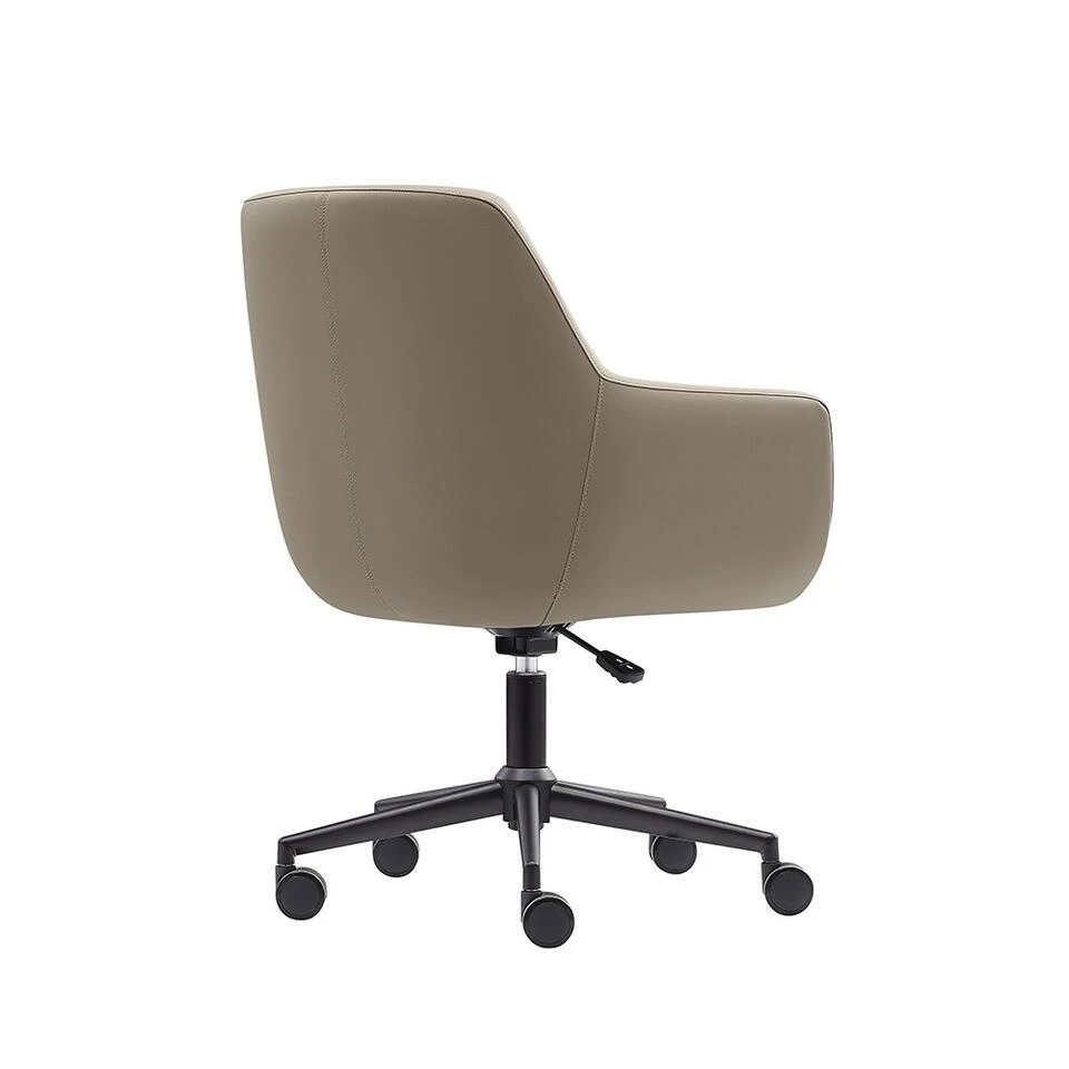 Bureaustoel/Eetkamerstoel Volos - Taupe - PU-leer 8 Bureaustoel/Eetkamerstoel Volos - Taupe - PU-leer - Afbeelding 6