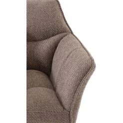 CLP Lounger Damaso Zwart Frame - Stof - Terrabruin -Leen Bakker Winkel 3492e389352744d5a55af4edfe4fe048