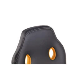 CLP Bureaustoel Elbing Zwart Frame - Kunstleer - Zwart/geel -Leen Bakker Winkel 35bf3280369f4befaa9a3ddc71a2befb