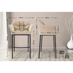 CLP Barkruk Damaso Zwart Frame - Stof - Creme 10 CLP Barkruk Damaso Zwart Frame - Stof - Creme -Leen Bakker Winkel 37345f7be9b1439dba3ce8f5e7e95a54