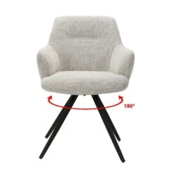 Eetkamerstoel Stof Beige - Zithoogte 49cm - 65x61x83cm - Doreen - Set Van 2 -Leen Bakker Winkel 3740648071fa4026b51b4f0fdd03b029