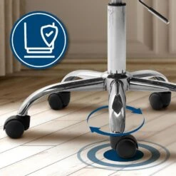 CLP Bureaustoel Alamosa Chroom Frame - Kunstleer - Grijs -Leen Bakker Winkel 3749fefa243c493fa06b6e02f30aea49