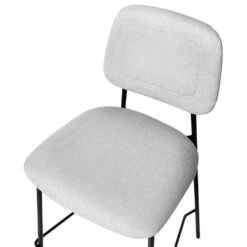 DUETTE - Barkruk Set Van 2 - Lichtgrijs - Kunstlinnen -Leen Bakker Winkel 379d3480576046c29d3da199e31559f9