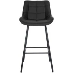 CLP Barkruk Weston Zwart Frame - Kunstleer - Zwart -Leen Bakker Winkel 37e5a737ec2e48a989f82572dc6d5551