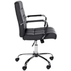 CLP Bureaustoel Ashland Chroom Frame - Kunstleer - Zwart -Leen Bakker Winkel 3909dfa036cd41418128b1812fb932f8