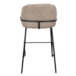 Barkruk Taupe - Zithoogte 75cm - Scandinavisch - Stoel Maxime - Set Van 2 -Leen Bakker Winkel 39e20428dea34173aa44d2b4f3a578dd