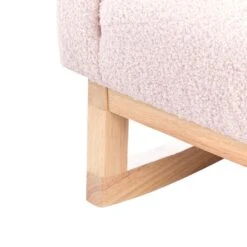 NORBY - Schommelstoel Voor Kinderen - Pastelroze - Bouclé -Leen Bakker Winkel 39e61a59ce21420ea29dc3442fe805d6