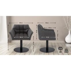 CLP Lounger Damaso Zwart Frame - Stof - Titanium Grijs -Leen Bakker Winkel 3b7771243a6c4c3d914ed75cc3244d94