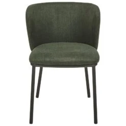 MINA - Eetkamerstoel Set Van 2 - Donkergroen - Polyester -Leen Bakker Winkel 3b92c277b18d4bf288746f29f991ccd3