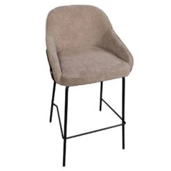 Barkruk Taupe - Zithoogte 75cm - Scandinavisch - Stoel Maxime - Set Van 2 -Leen Bakker Winkel 3d0c051ea70440adbc99f11bbbff05ce