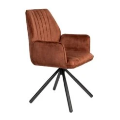 Puur - Carmen Eetkamerstoel - Roestbruin -Leen Bakker Winkel 3db3f38d3cdc49bfa0ce8566e6219829